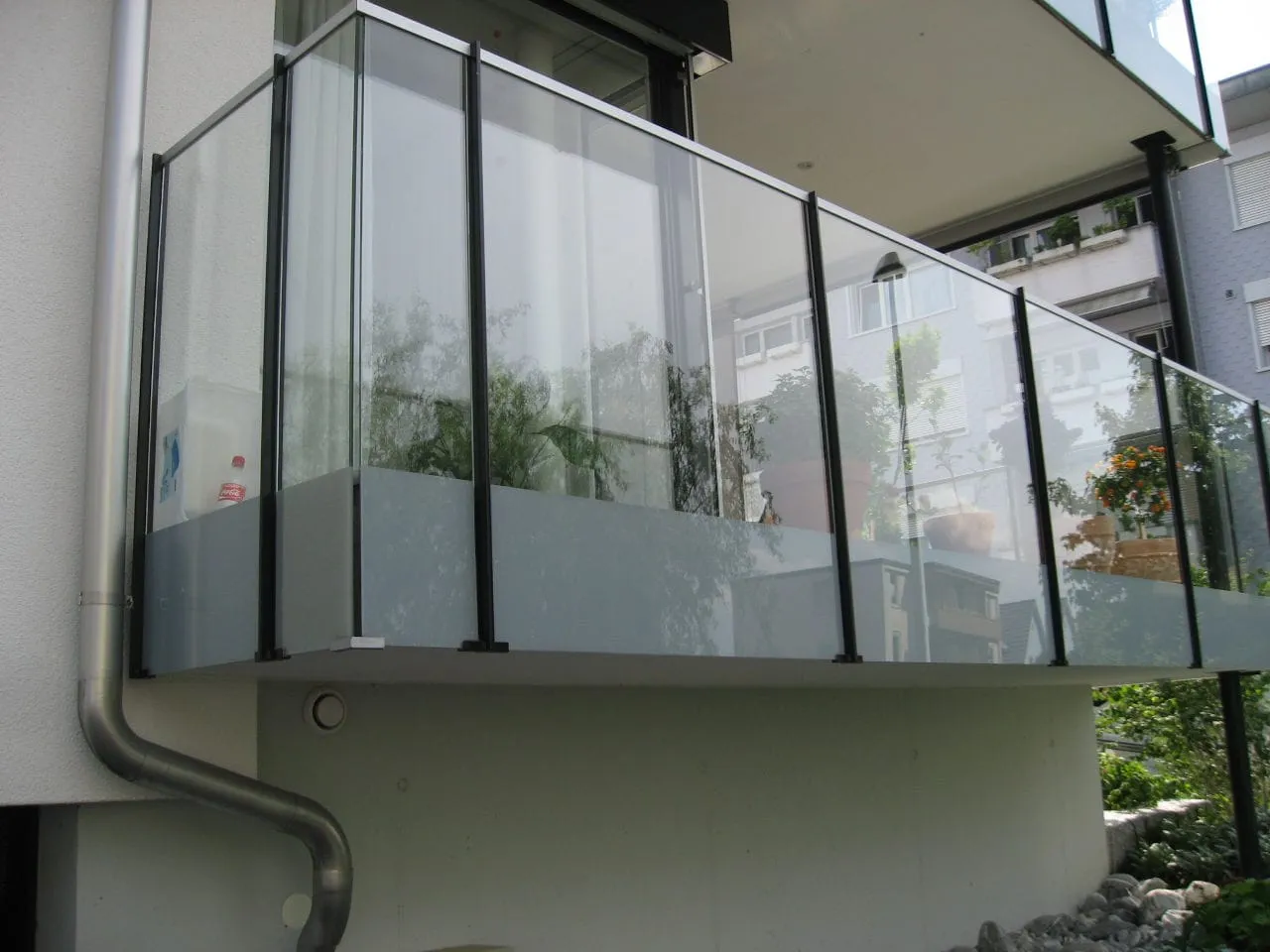 Balkon Glasgeländer
